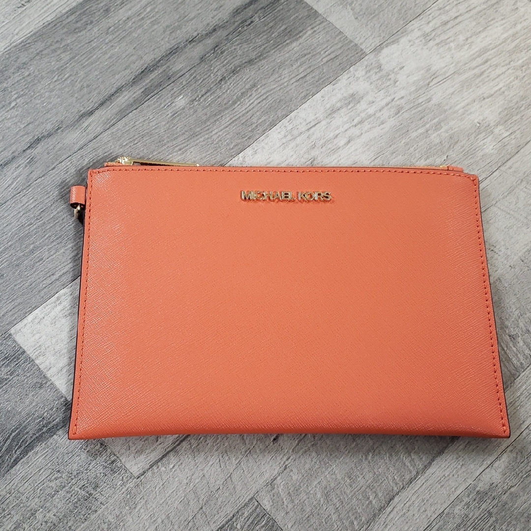 Michael Kors Orange Clutch